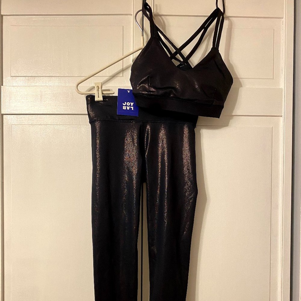 Joy Lab XS Metallic Workout Set